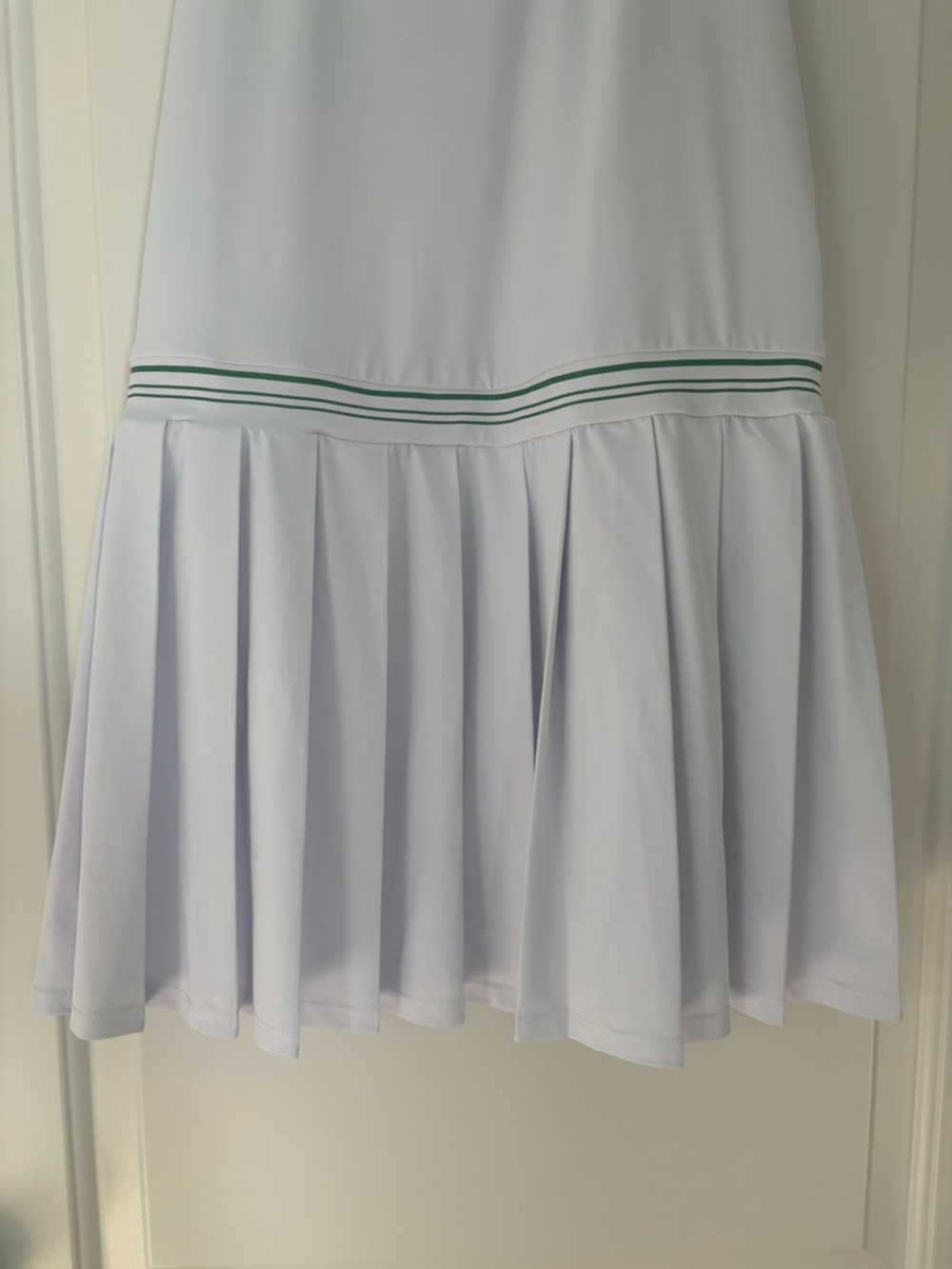 NWOT Halara Racerback Color Block Stripe Pleated Mini Tennis Active Dress - Picture 7 of 11
